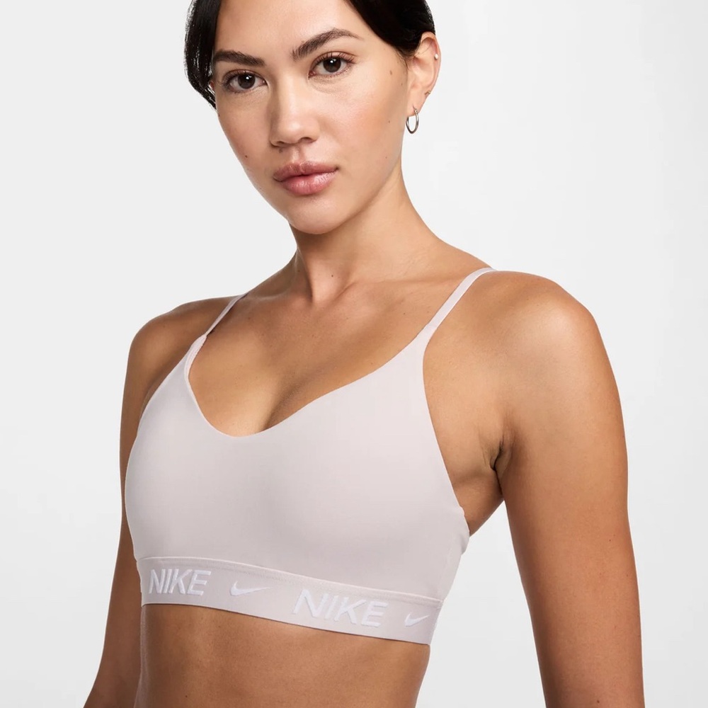 Nike Indy Women’s XL Light Purple Light Support Padded Adjustable Sports Bra